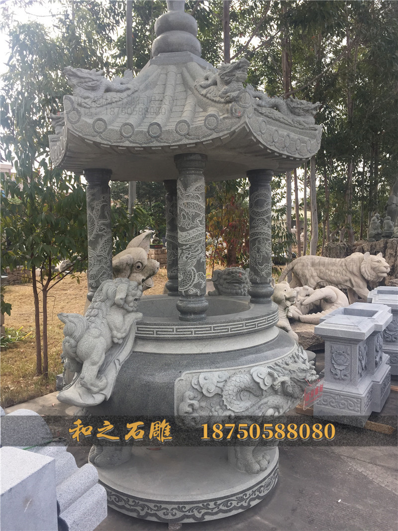 福建石雕香爐圖片大全